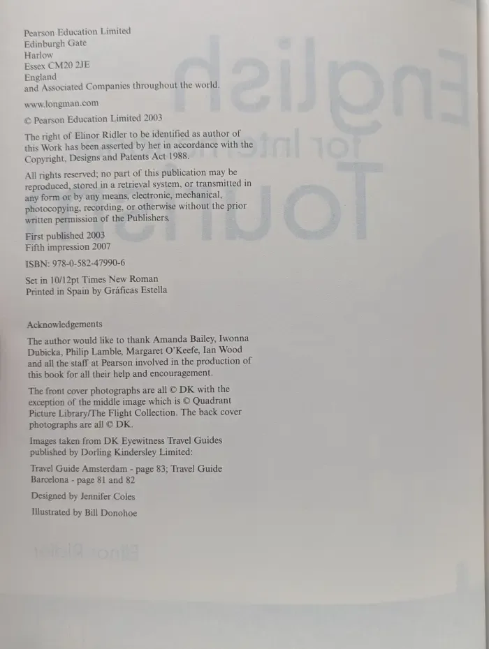 English for International Tourism. Pre-intermediate Teachers Book