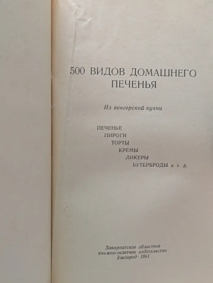 500 видов домашнего печенья