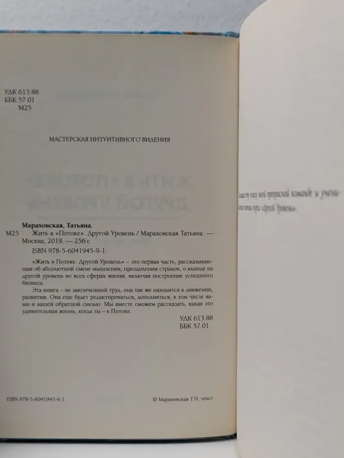 Мастерская интуитивного видения. Жить в Потоке. Другой уровень