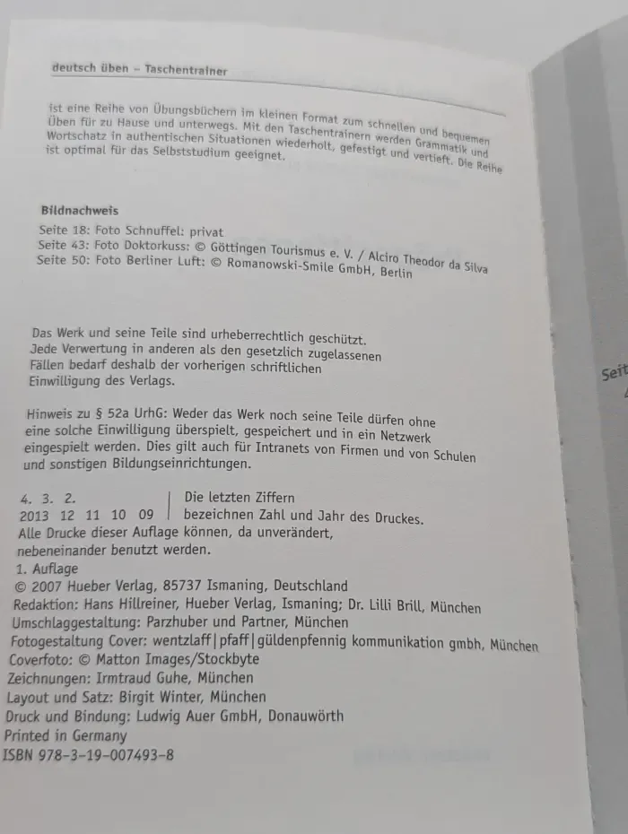 Deutsch uben. Prapositionen