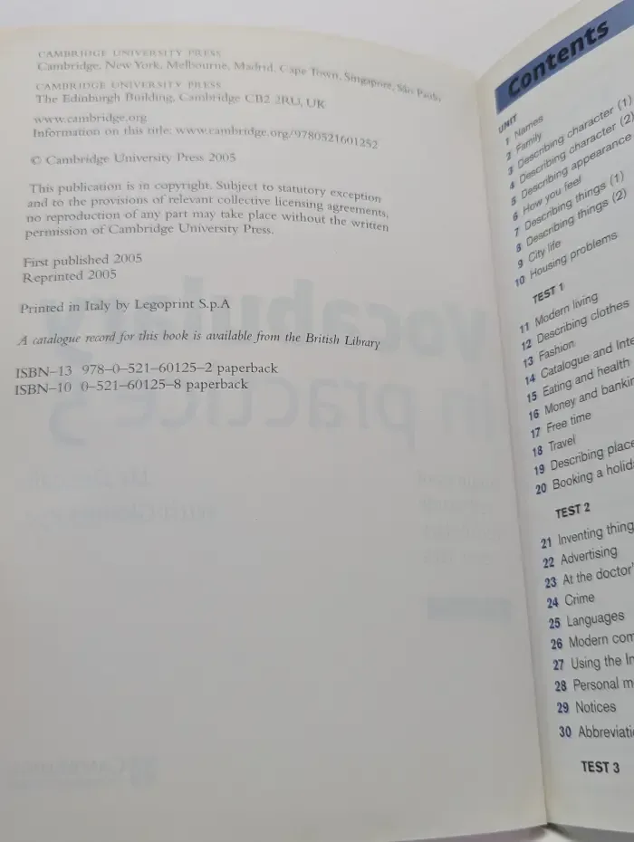 Vocabulary in Practice 5. Лексика в практике. Книга 5