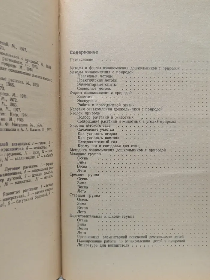 Как знакомить дошкольников с природой