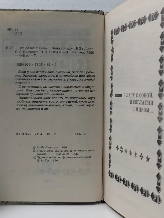 Что делать? Если. Энциклопедия. В 2 томах. Том 1