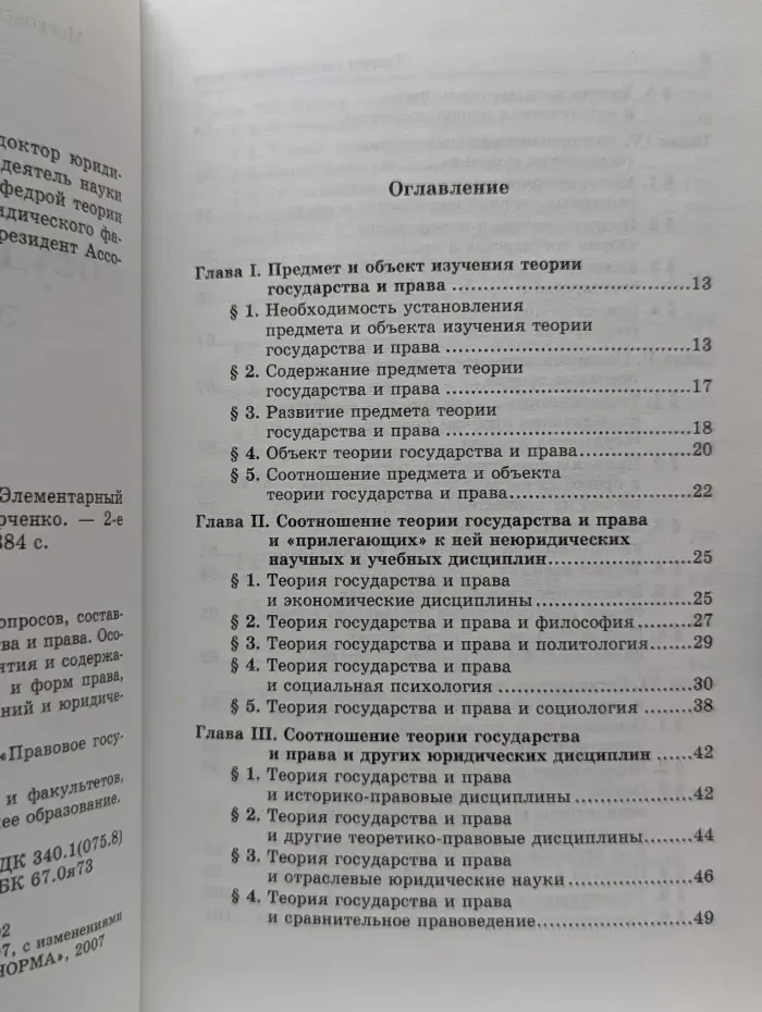 Теория государства и права. Элементарный курс