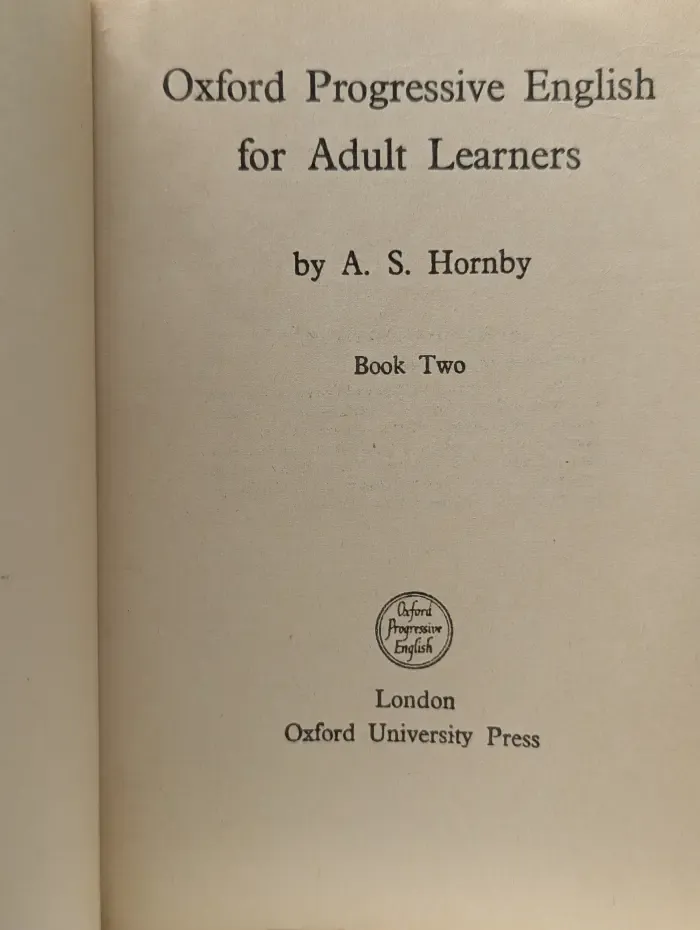 Oxford Progressive English for Adult Learners. Book 2