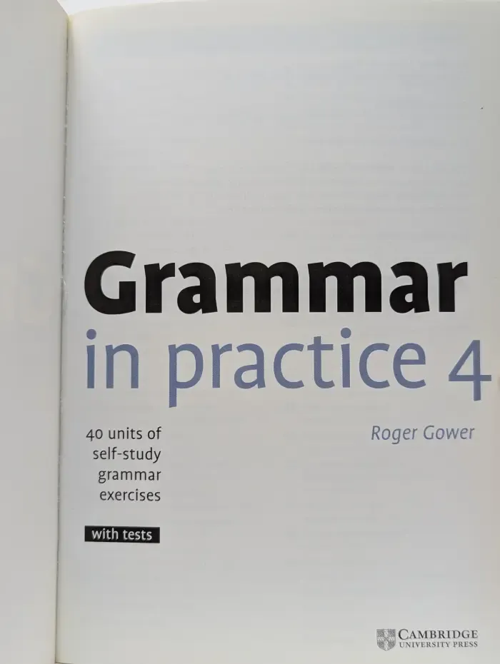 Grammar in Practice 4