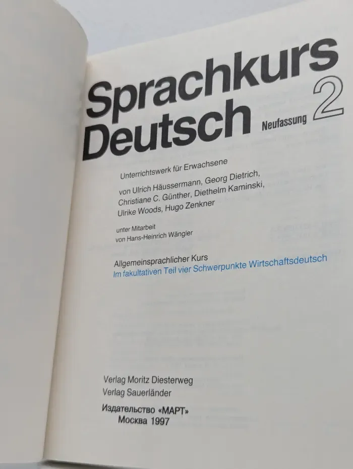 Sprachkurs Deutsch 1. Учебник немецкого языка. Часть 2