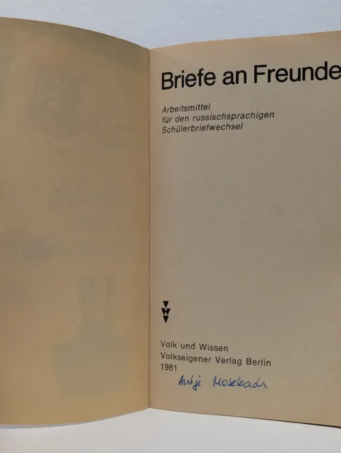 Briefe an Freunde