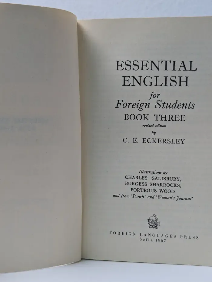 Essential English for Foreign Students. Book 3