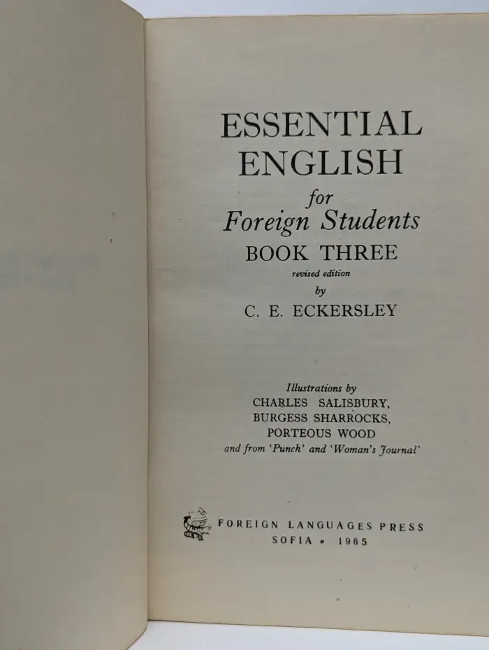 Essential English for Foreign Students. Book 3