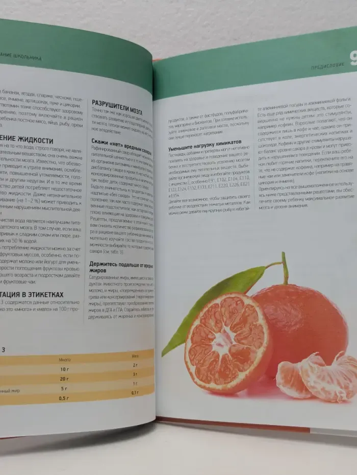 Кладовая здоровья. Питание школьника. Меню для ума и здоровья