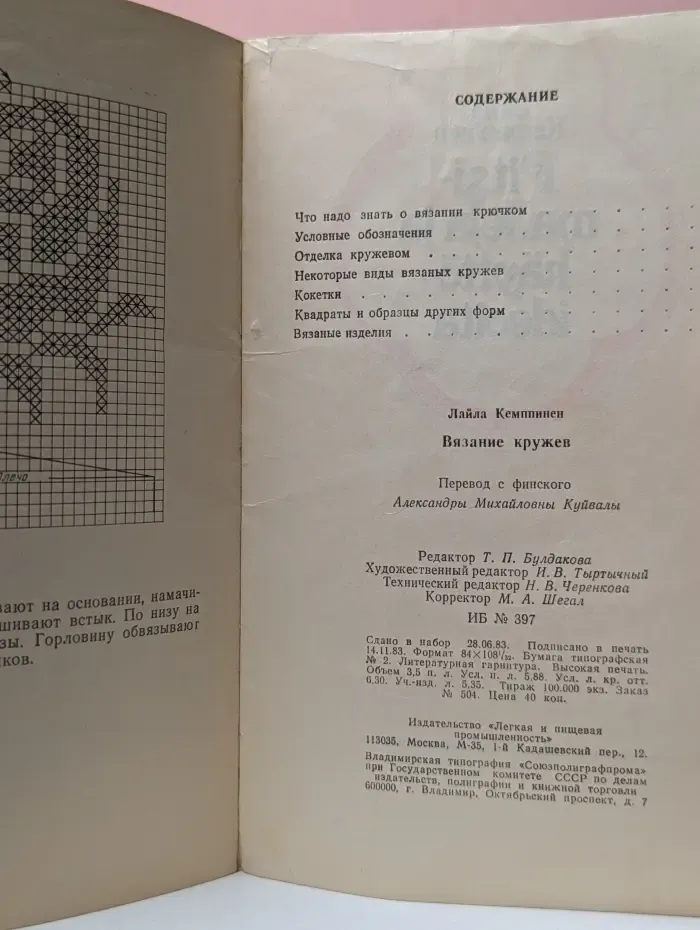Вязание кружев
