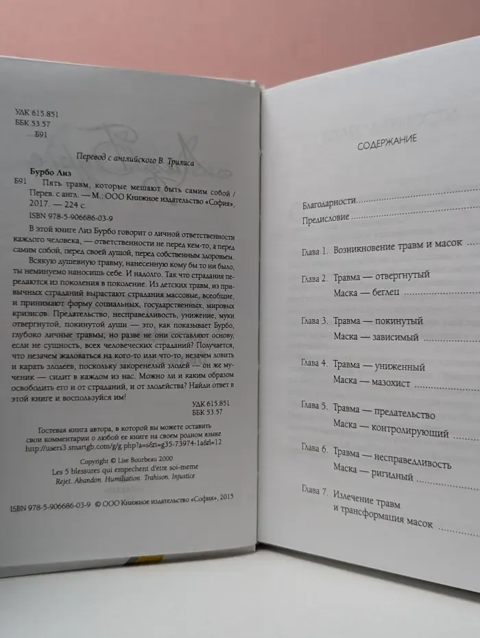 Пять травм, которые мешают быть самим собой