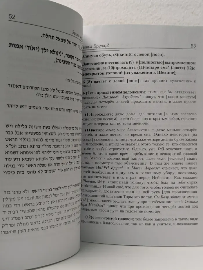 Мишна Брура. Поведение человека с утра. Разделы 1–7