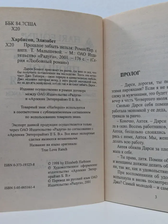 Любовный роман. Прошлое забыть нельзя