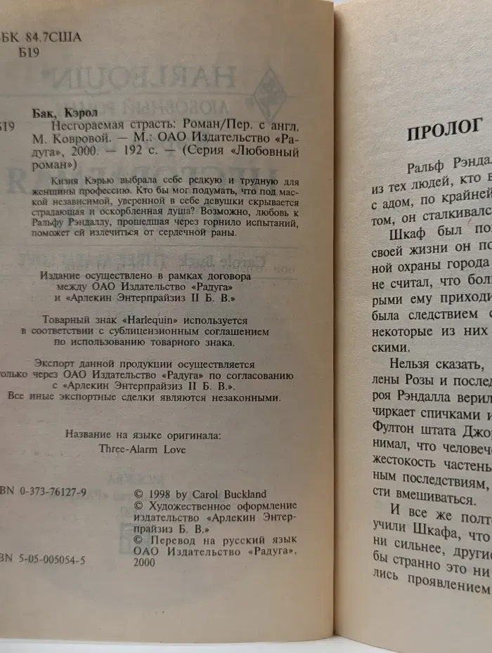 Любовный роман. Несгораемая страсть