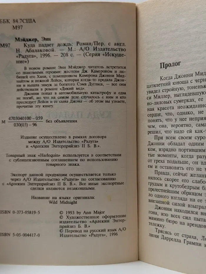Искушение. Куда падает дождь