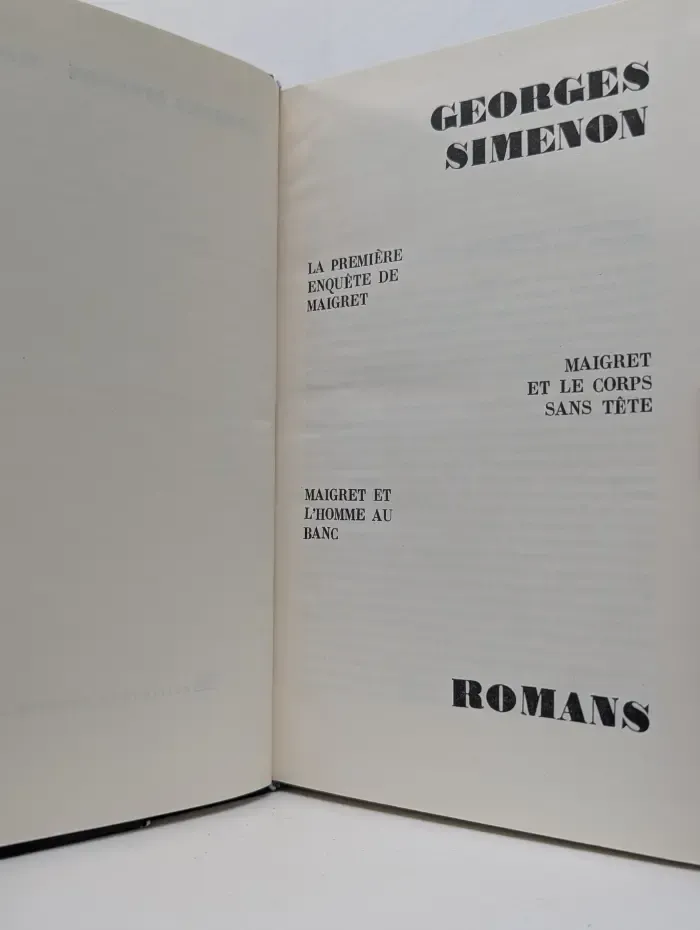 La premiere enquete de Maigret