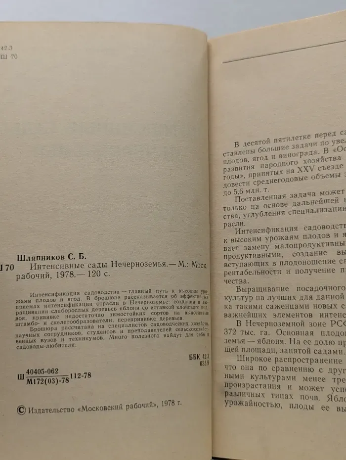 Интенсивные сады Нечерноземья
