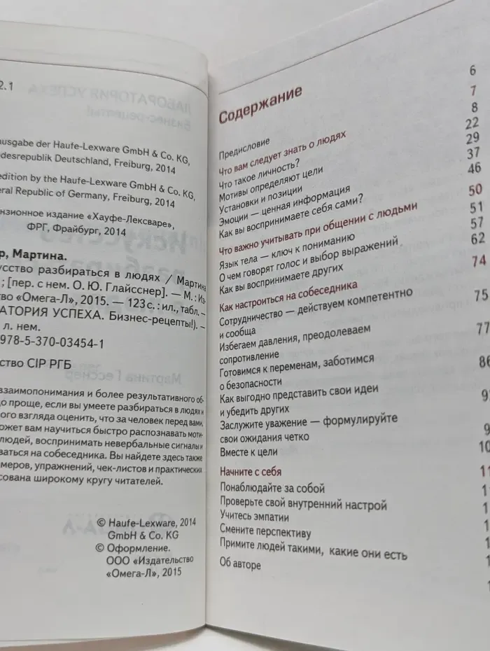 Серия Лаборатория успеха. Бизнес-рецепты! Искусство разбираться в людях