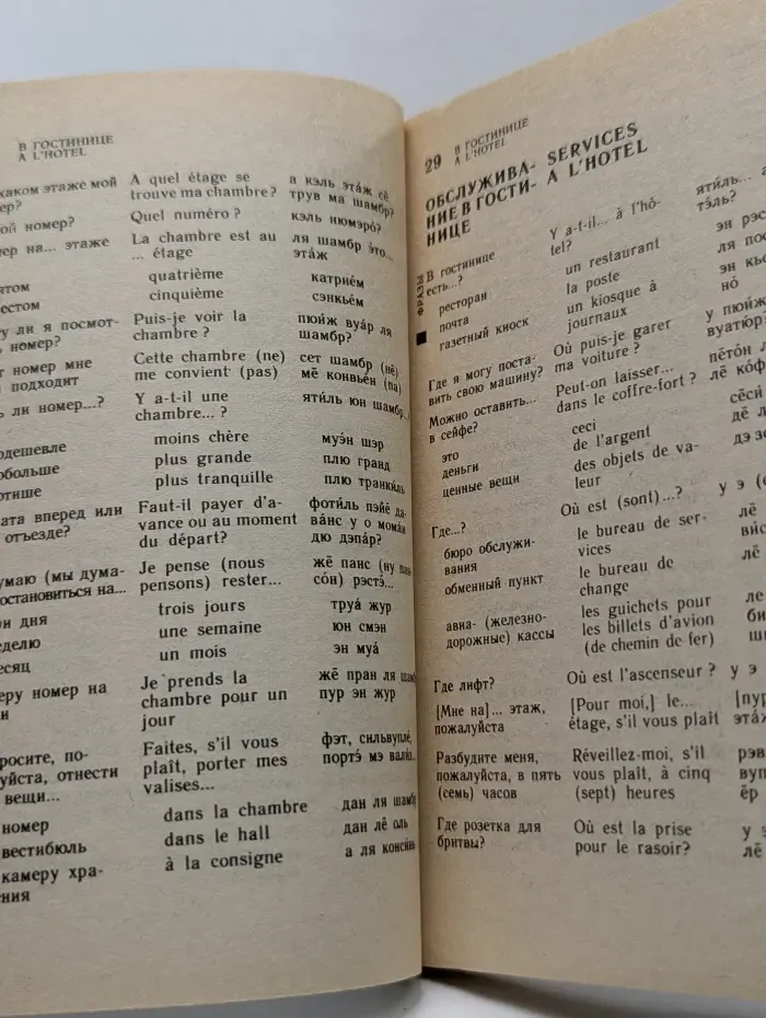 Русско-французский разговорник