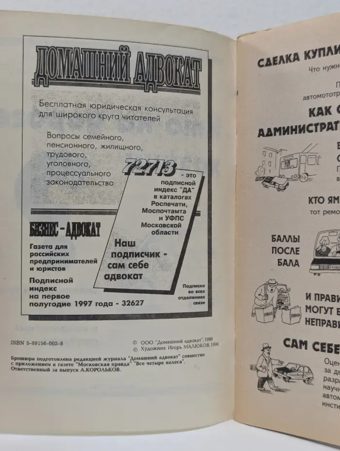Домашний адвокат. Кто на дороге хозяин