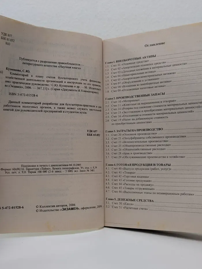 Комментарий к плану счетов бухгалтерского учета финансово-хозяйственной деятельности организаций