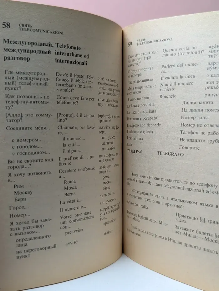 Русско-итальянский разговорник
