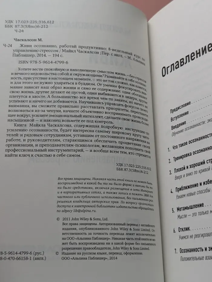 Живи осознанно, работай продуктивно