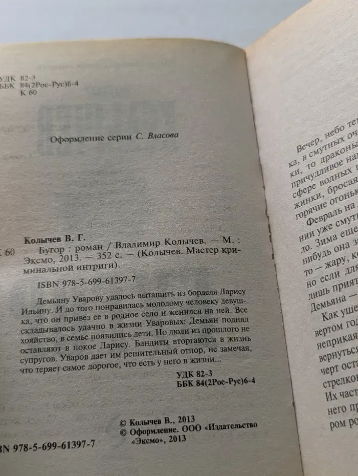 Колычев. Мастер криминальной интриги. Бугор
