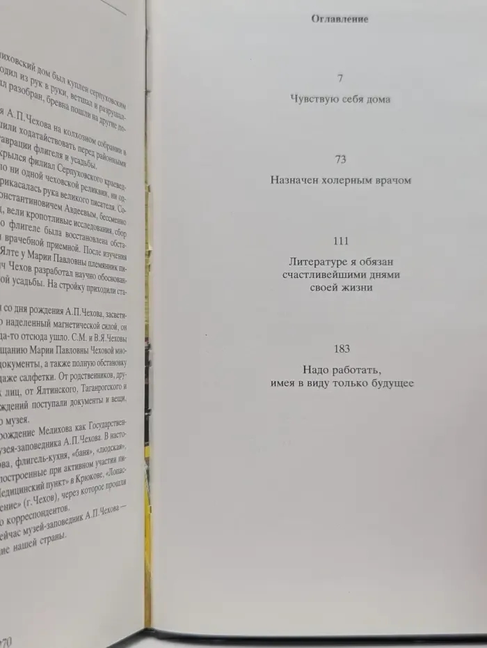 Течение мелиховской жизни