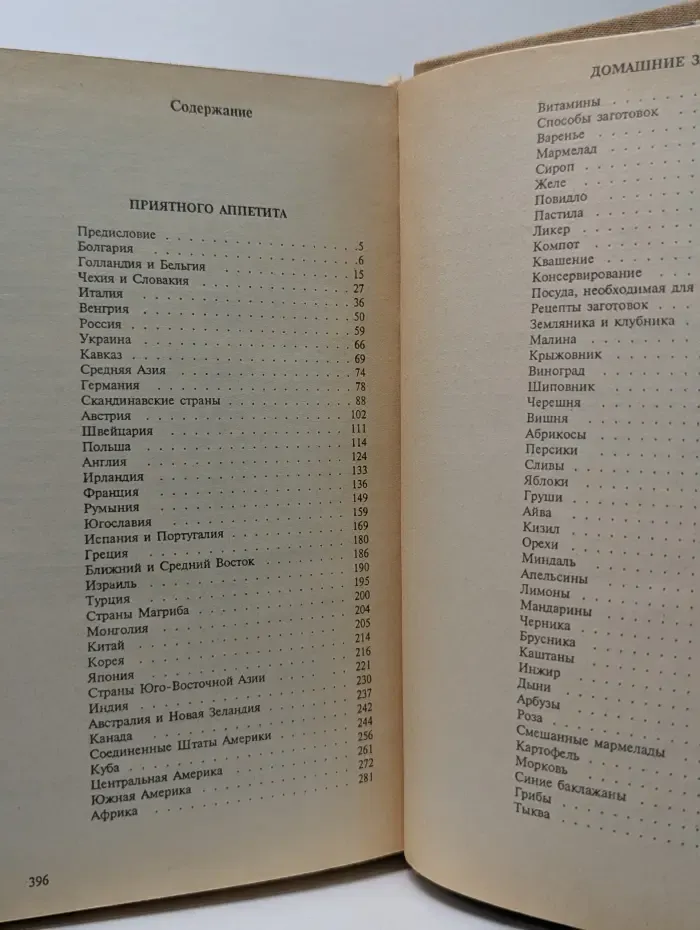 Кухни стран мира