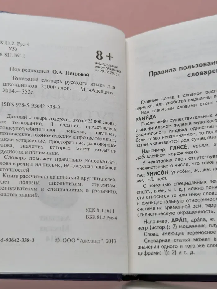 Библиотека карманных словарей. Толковый словарь русского языка для школьников. 25000 слов и словосочетаний