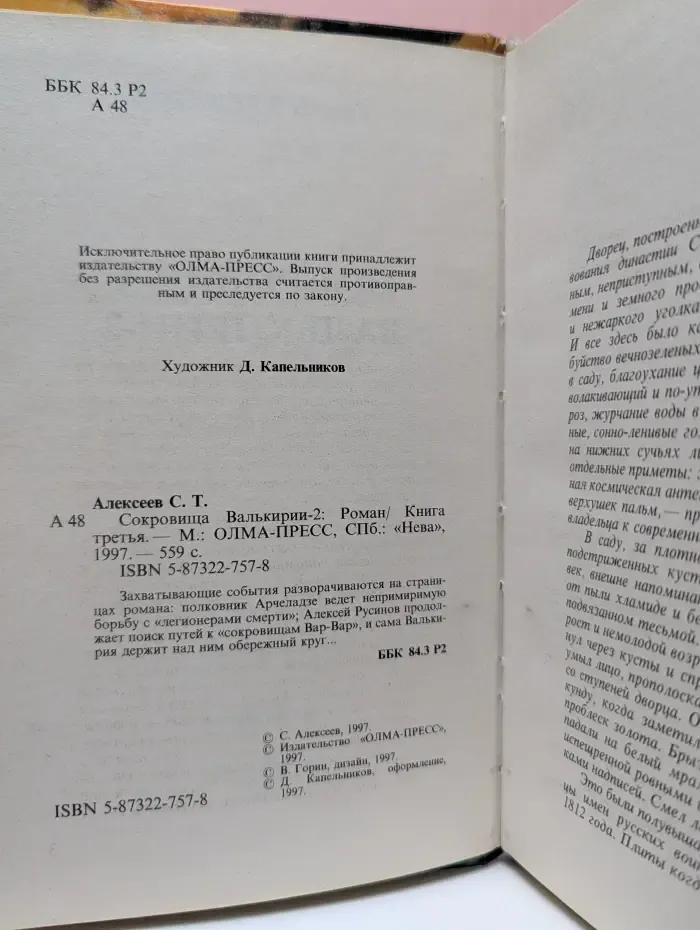 Русский проект. Сокровища Валькирии - 2. Книга 3