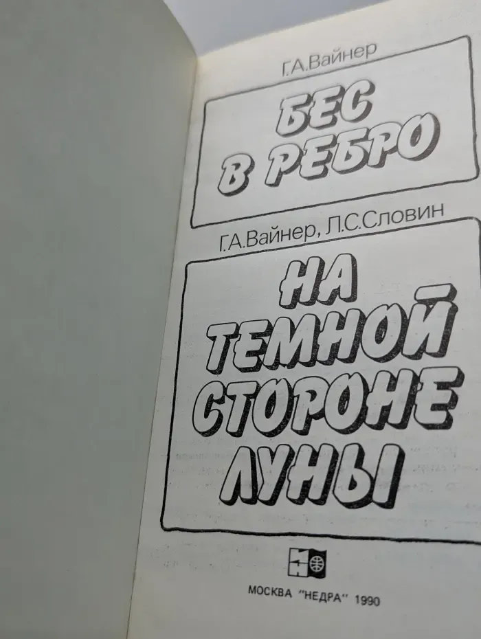 Бес в ребро. На темной стороне луны