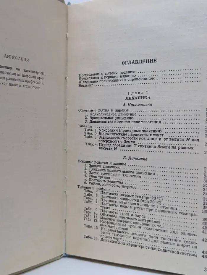 Справочник по элементарной физике