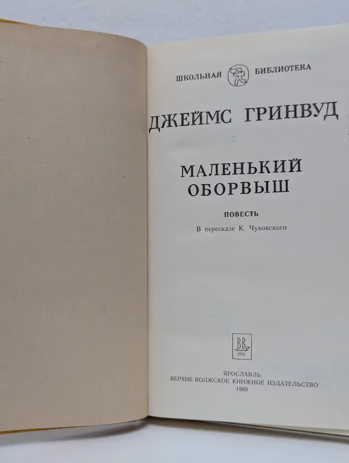 Школьная библиотека. Маленький оборвыш