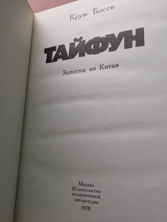 Тайфун. Записки из Китая