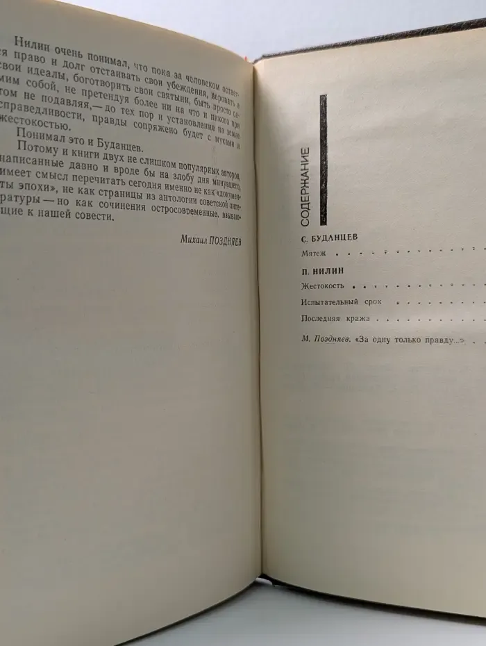 Советский детектив. Мятеж. Жестокость. Испытательный срок. Последняя кража