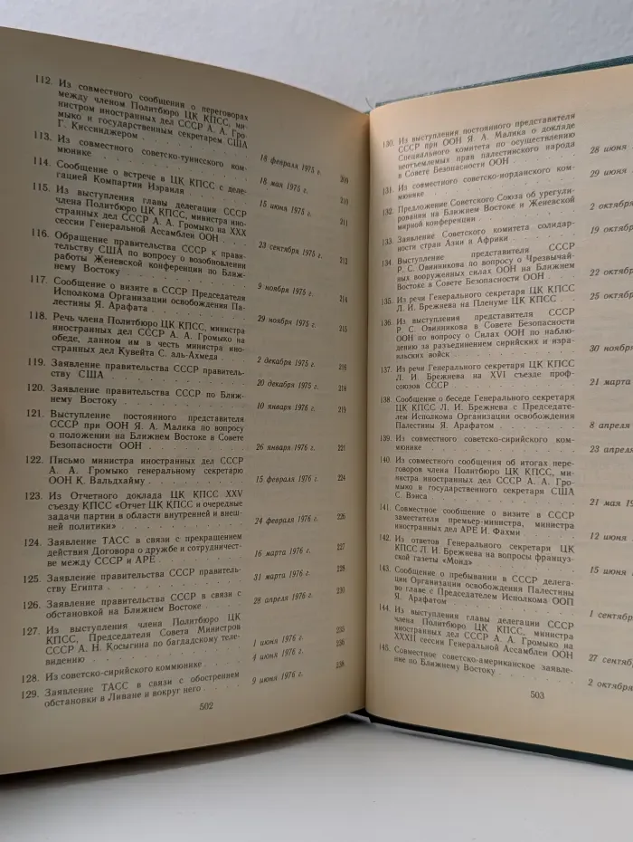 Министерство торговли СССР. СССР и ближневосточное урегулирование. 1967-1988