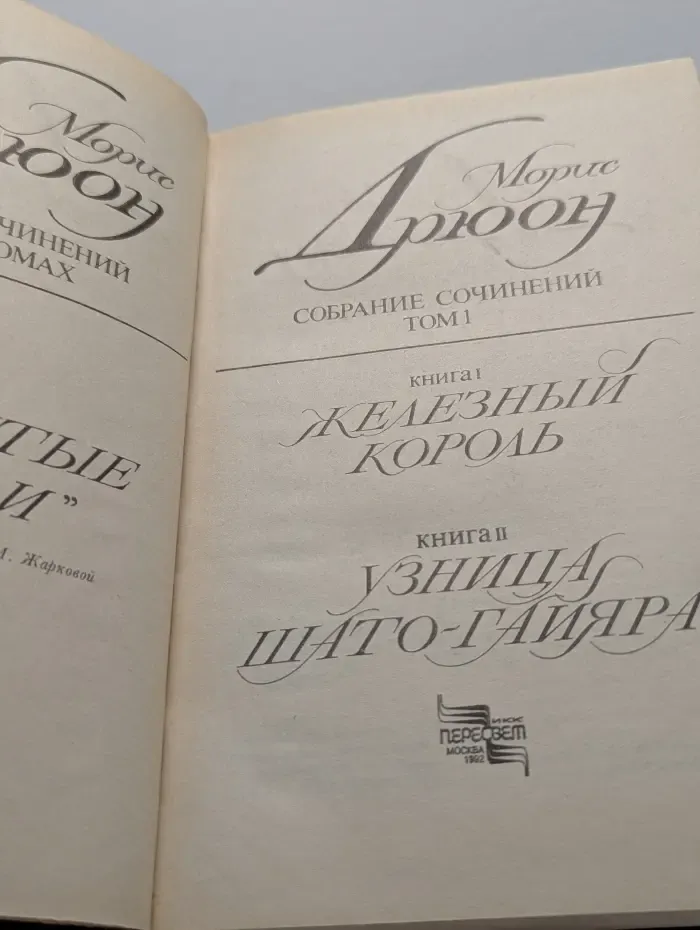 Железный король. Узница Шато-Гайара