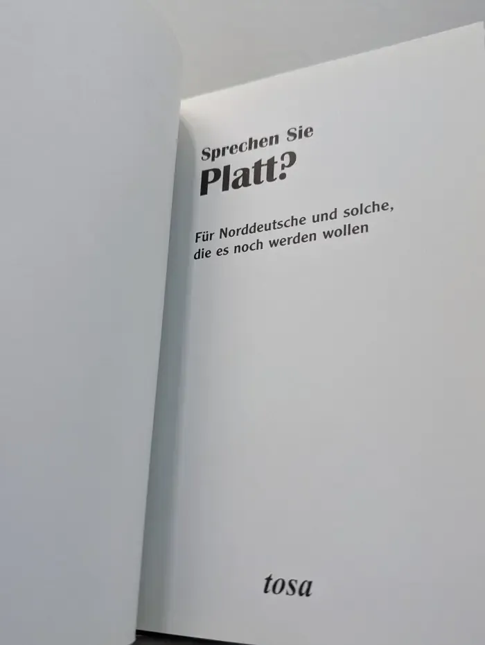 Sprechen Sie Platt?