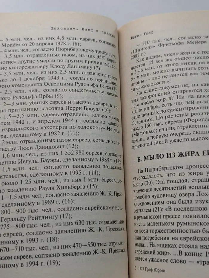 Холокост. Блеф и правда