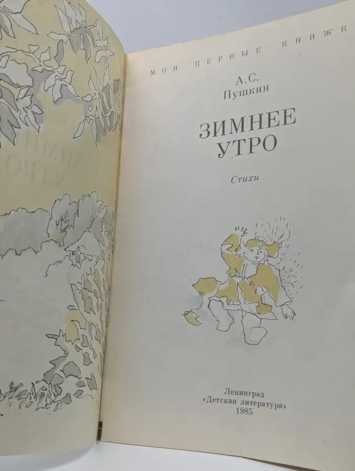 Мои первые книги. Зимнее утро