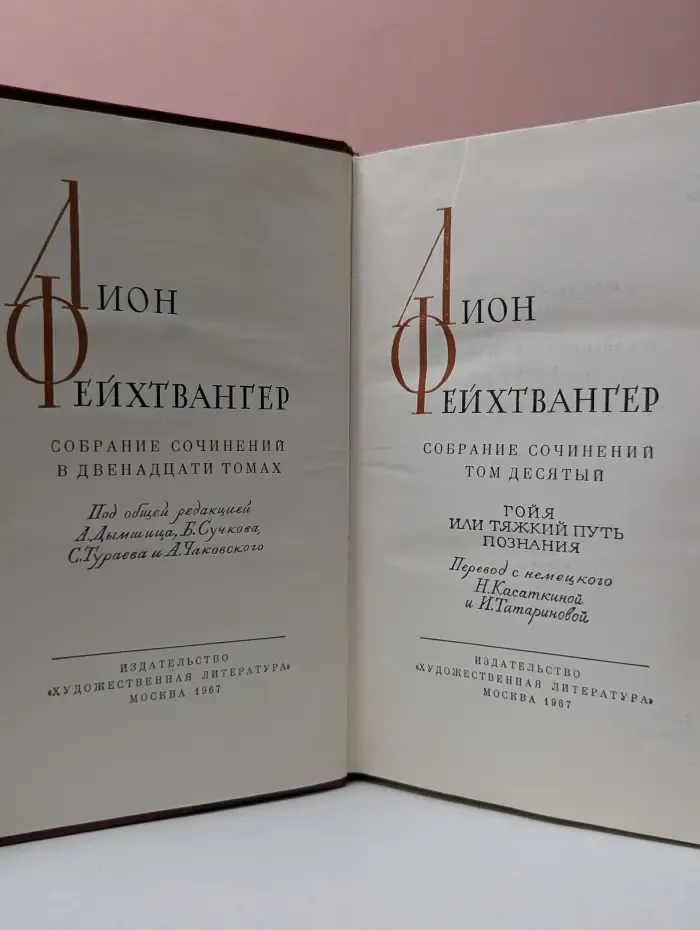 Л. Фейхтвангер. Собрание сочинений в 12 томах. Том 10