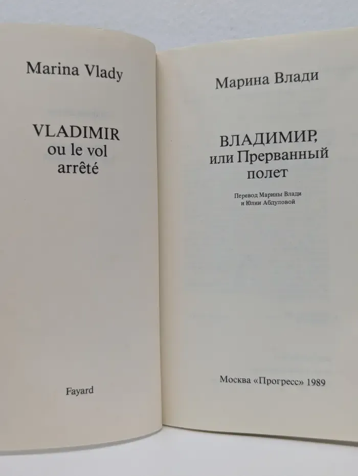 Владимир, или Прерванный полет