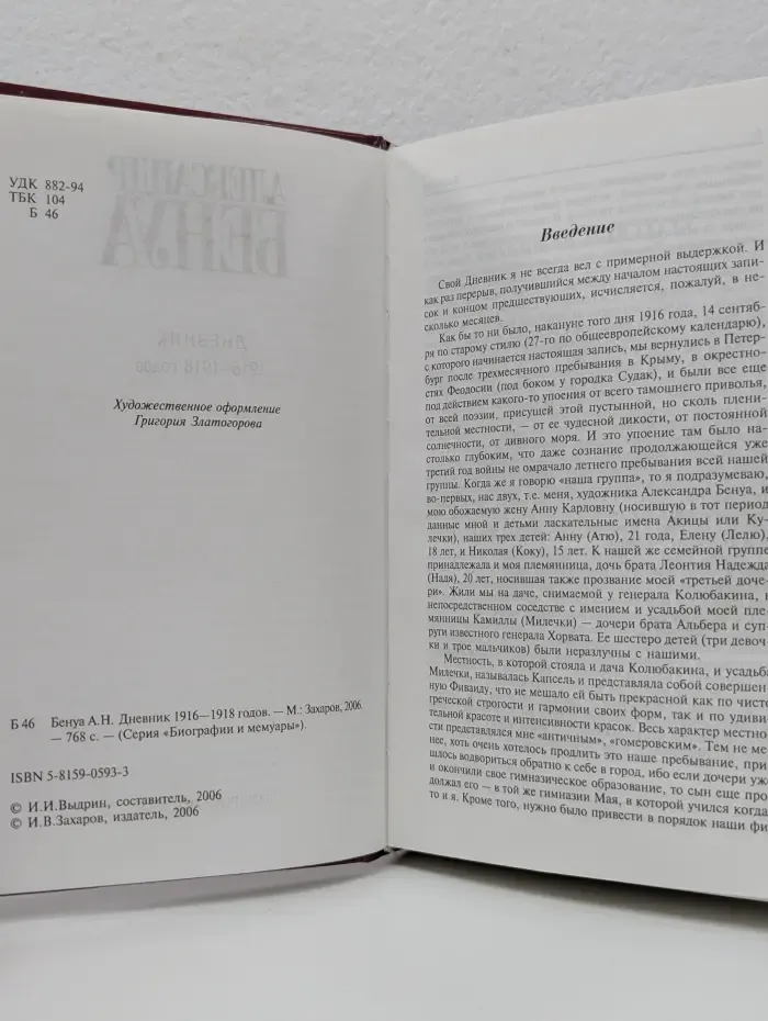 Биографии и мемуары. Дневник 1916–1918 годов