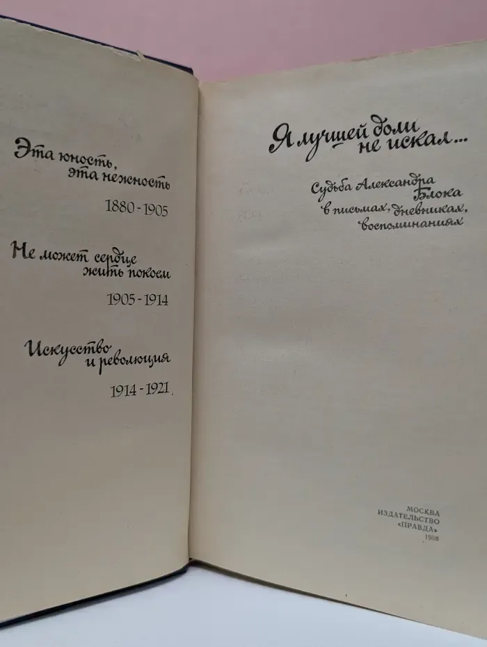 Я лучшей доли не искал... Судьба Александра Блока в письмах