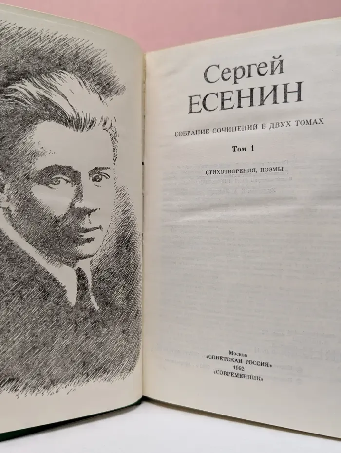 Сергей Есенин. Собрание сочинений в 2 томах. Том 1