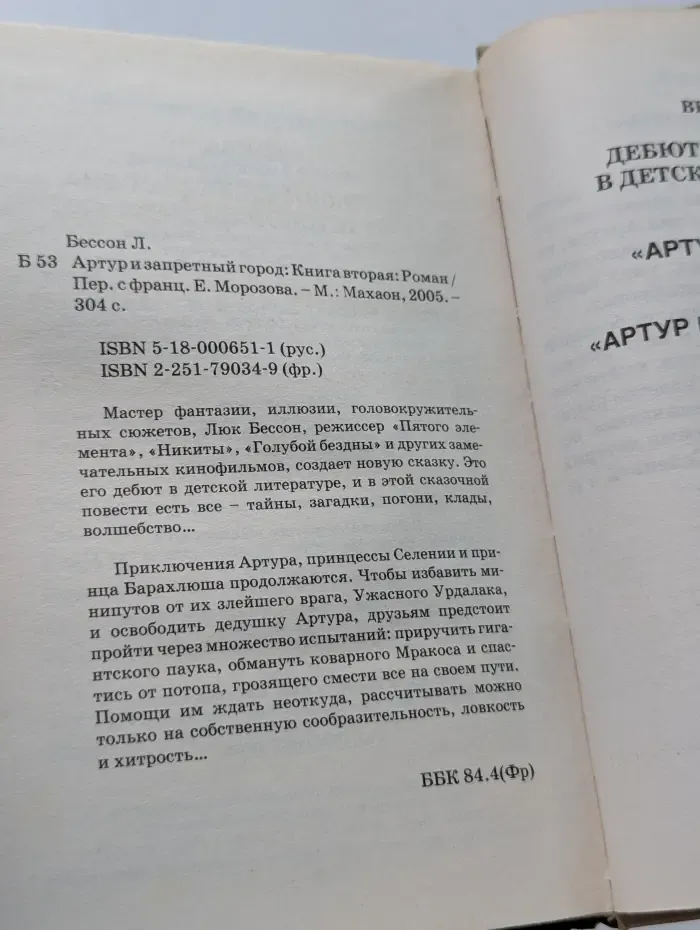 Артур и запретный город. Книга 2